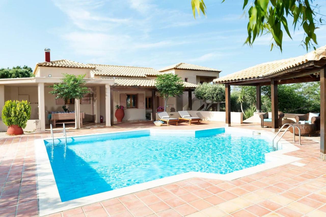 White Sand Villa. Spacious Villa With Prive Pool. Agia Pelagia  Ngoại thất bức ảnh