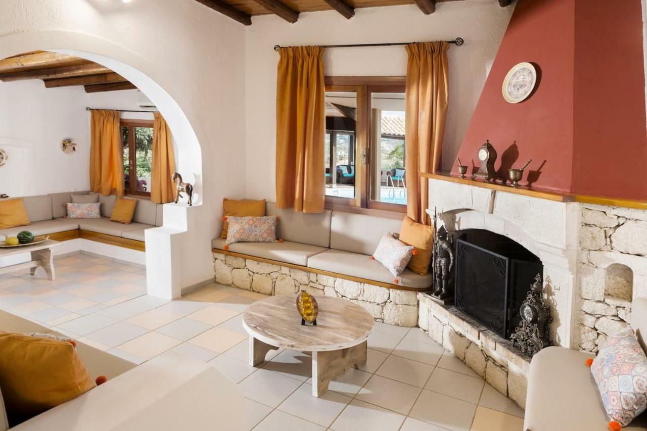 White Sand Villa. Spacious Villa With Prive Pool. Agia Pelagia  Ngoại thất bức ảnh