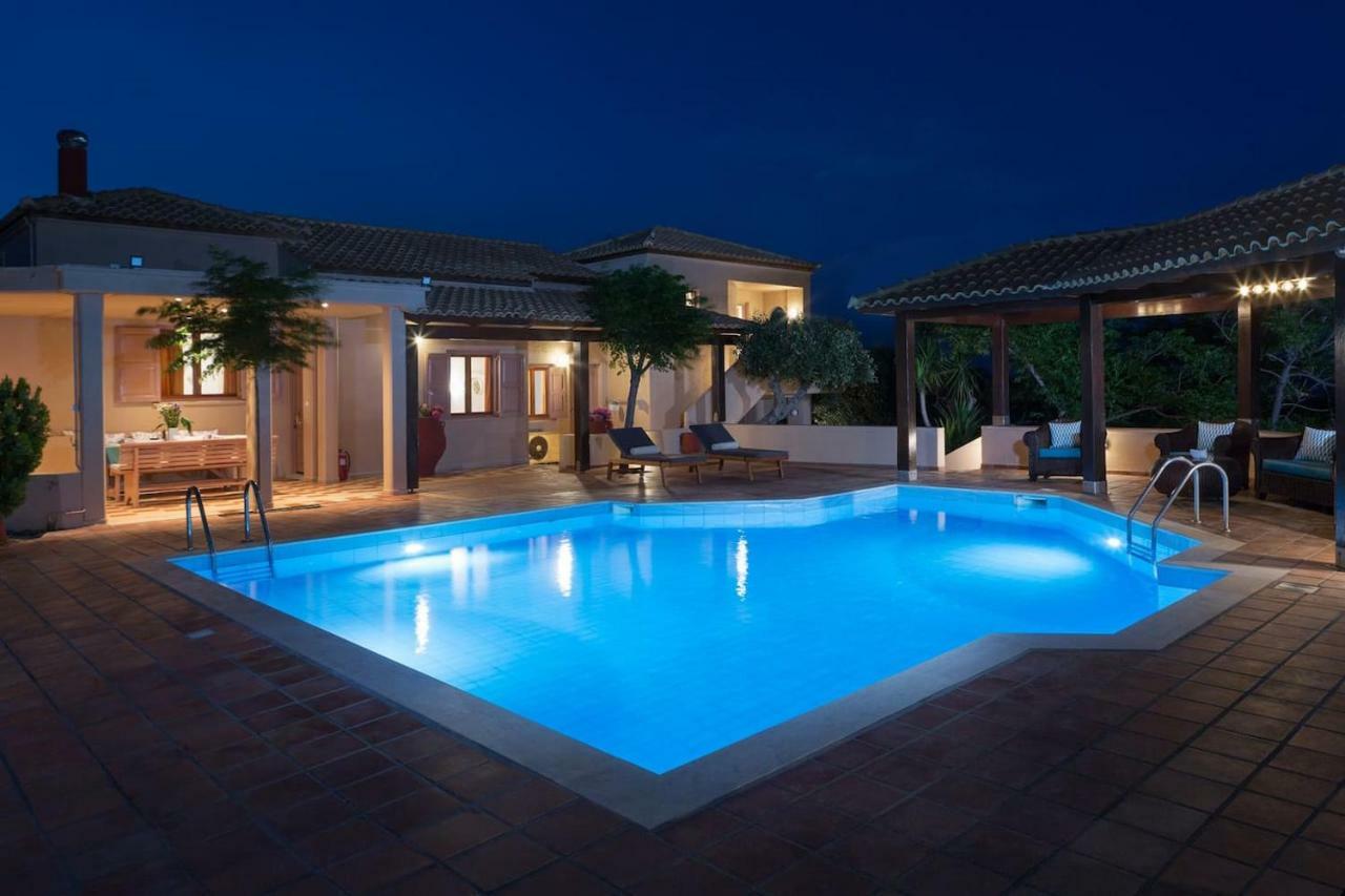 White Sand Villa. Spacious Villa With Prive Pool. Agia Pelagia  Ngoại thất bức ảnh